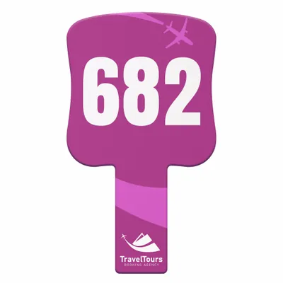 Hourglass Auction Paddles - Custom T-Shirt Today