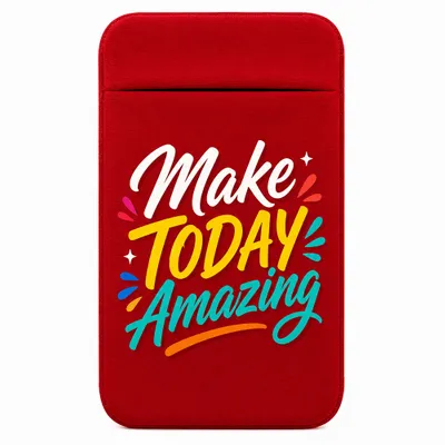 Lycra Phone Card Wallet - Custom T-Shirt Today