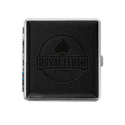 Leather Grain Metal Cigarette Cases