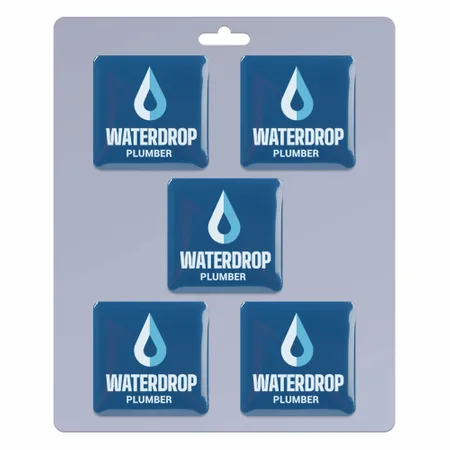 5 pack_Square Lapel Pin 1.25 inch - Custom T-Shirt Today