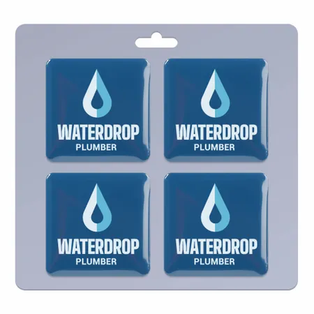 4 pack_Square Lapel Pin 1.25 inch - Custom T-Shirt Today