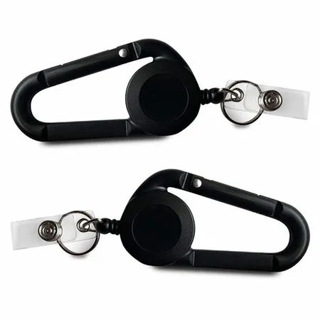 Carabiner Clip Badge Reel Keychain Carabiner Clip Badge Reel Keychain - Custom T-Shirt Today