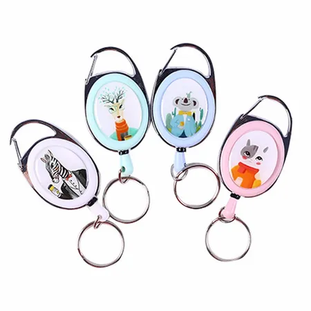 Clip Drawstring Badge Reel Keychain Clip Drawstring Badge Reel Keychain - Custom T-Shirt Today