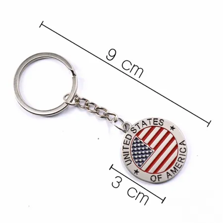 Custom US Flag Keychain Custom US Flag Keychain - Custom T-Shirt Today