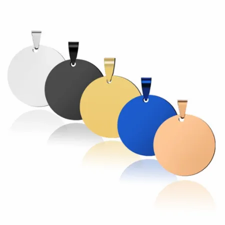 Full Color Circle Metal Keychain Full Color Circle Metal Keychain - Custom T-Shirt Today