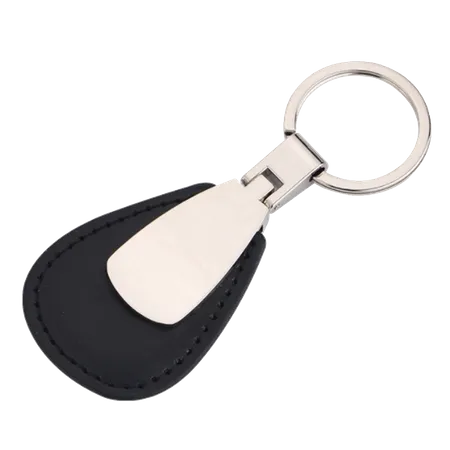 Teardrop Leather & Metal Keychain Teardrop Leather & Metal Keychain - Custom T-Shirt Today