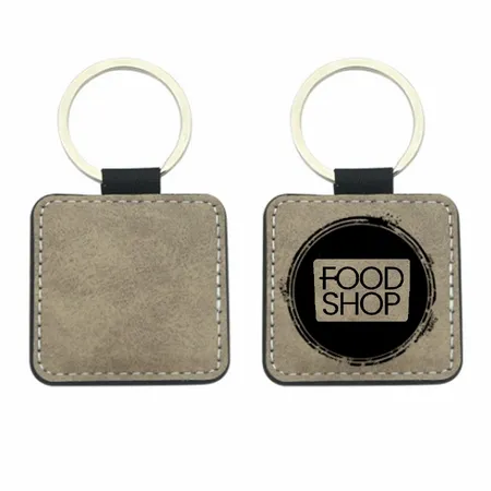 Sublime Square Leather Keychain - Custom T-Shirt Today