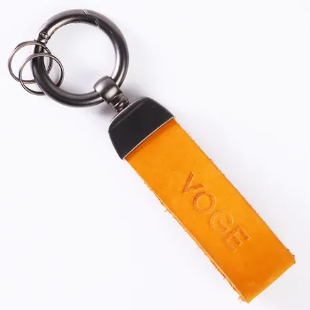 Leather Tag Keychain - Custom T-Shirt Today