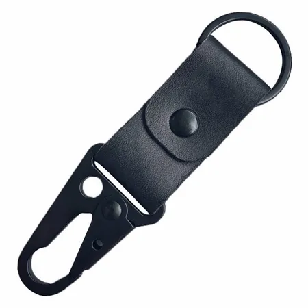 Leather Button Keychain - Custom T-Shirt Today