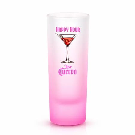 Tall Shot Glass - Colored & Frosted - Custom T-Shirt Today