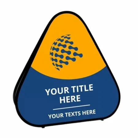 Triangle Pop Up Banners - Custom T-Shirt Today