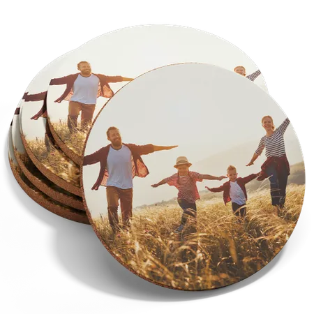 Custom Photo Fiberboard Coasters - Custom T-Shirt Today