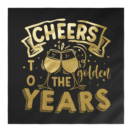 Custom Foil Stamped Beverage Napkin - Custom T-Shirt Today