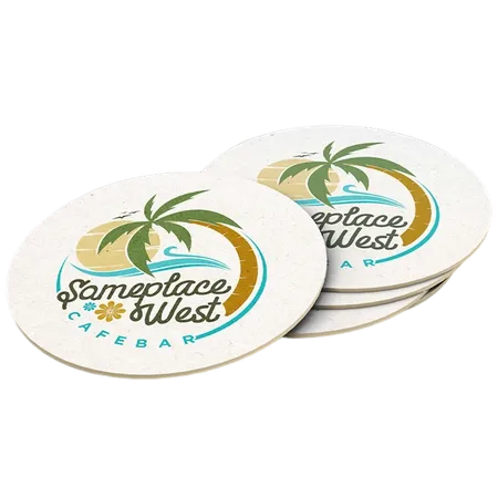 Super Absorbent Bar Coaster - Custom T-Shirt Today