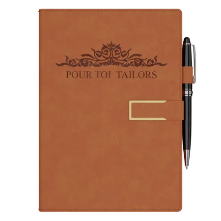 Leren notitieboeken & dagboeken - Custom T-Shirt Today