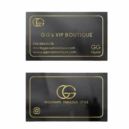 Foil Business Cards - Custom T-Shirt Today