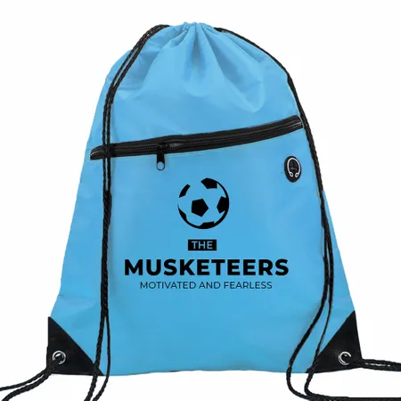 Zipper Drawstring Bag With Headphone Slots Zipper Drawstring Bag With Headphone Slots - Custom T-Shirt Today