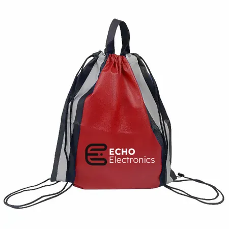 Reflective Side-Strip Drawstring Bag Reflective Side-Strip Drawstring Bag - Custom T-Shirt Today
