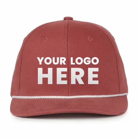 Outdoor Cap OC602 Mid Crown Structured Cap with Rope, Rope Hat - Custom T-Shirt Today