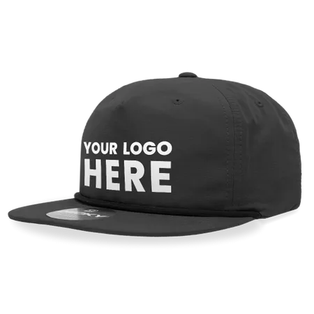 Decky 6032 - Classic Rope Cap, 5 Panel Flat Bill Hat, Snapback - Custom T-Shirt Today