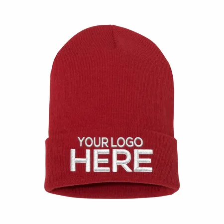 Waffle Cuffed Knit Beanie - Custom T-Shirt Today