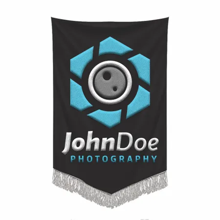 Embroidered Pennant - Custom T-Shirt Today