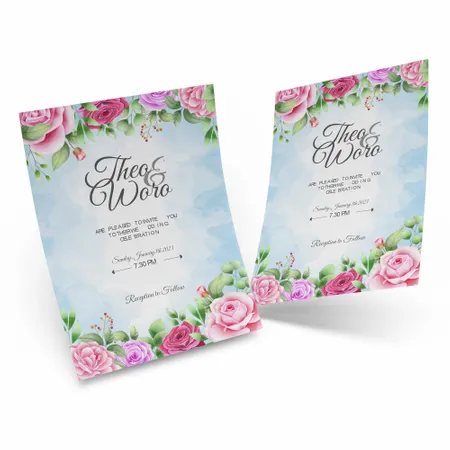 Floral Cards - Custom T-Shirt Today