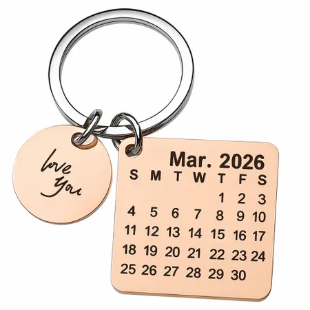 Charming Metal Keychain - Custom T-Shirt Today