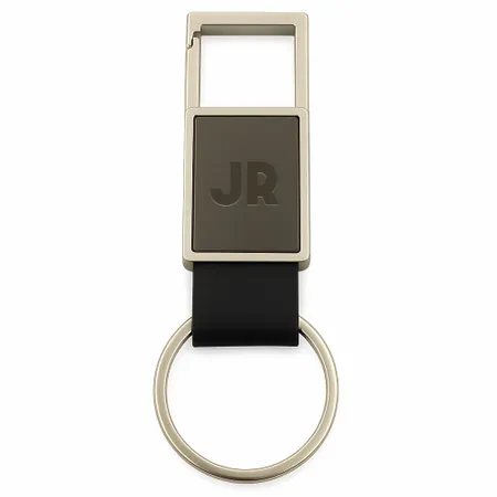 Square Caribiner Metal Keychain - Custom T-Shirt Today