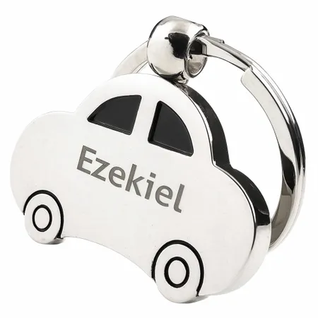 Car Shaped Metal Keychain - Custom T-Shirt Today