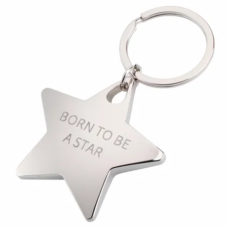 Dazzling Star Metal Keychain - Custom T-Shirt Today
