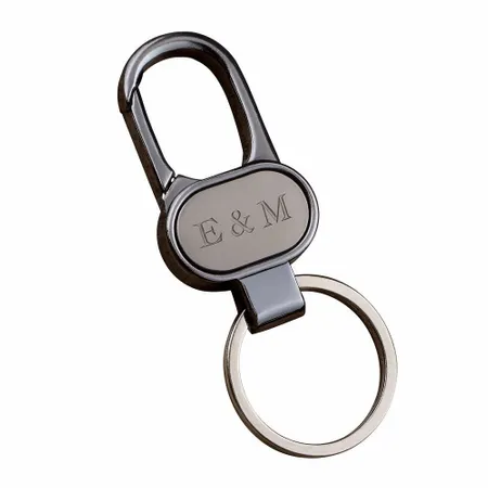 Caribiner Metal Keychain - Custom T-Shirt Today