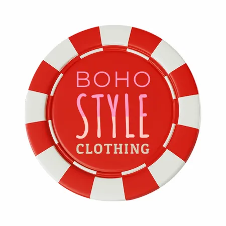 8 Stripe Custom Poker Chips - Inlay - Custom T-Shirt Today