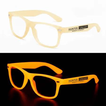Glow-In-The-Dark Glasses - Custom T-Shirt Today