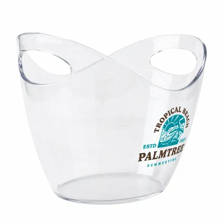Curved Dual-Handle Drink Buckets - Custom T-Shirt Today