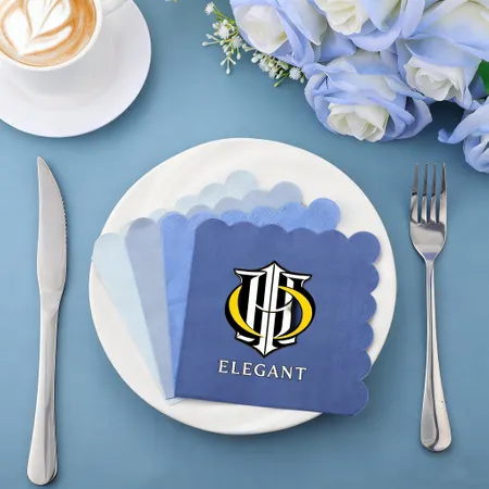 Scallop Beverage Napkins - Custom T-Shirt Today