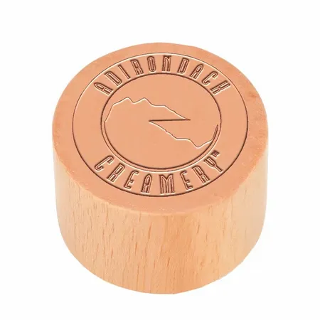 Round Wood Rubber Stamps - Custom T-Shirt Today