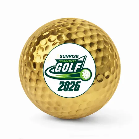 Metallic Golf Balls - Custom T-Shirt Today