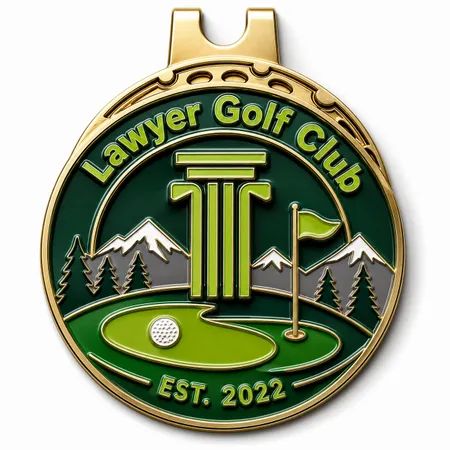 3D Ball Golf Marker with Hat Clips - Custom T-Shirt Today