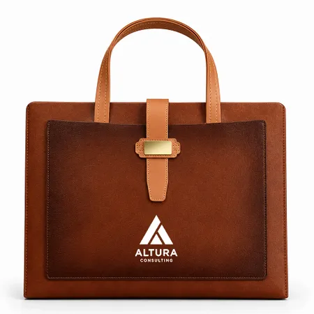 Leather Document Holders with Handle - Custom T-Shirt Today