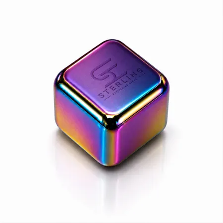 Rainbow Stainless Steel Ice Cubes - Custom T-Shirt Today