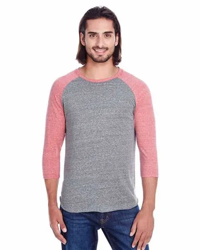 Grey/ Red Triblend