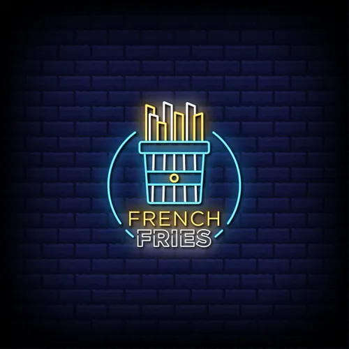 French Fries Shop Neon Sign - Custom T-Shirt Today