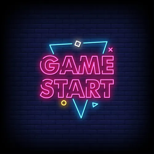 Game Start Neon Sign - Custom T-Shirt Today