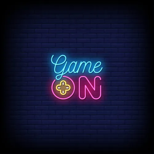 Game On Neon Sign - Custom T-Shirt Today