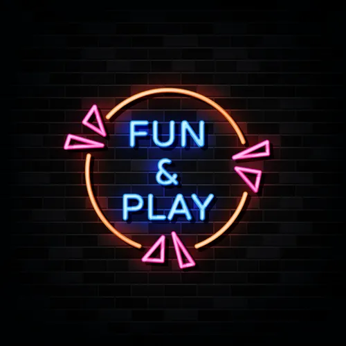 Fun & Play Neon Sign - Custom T-Shirt Today