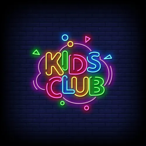 Kids Club Neon Sign - Custom T-Shirt Today