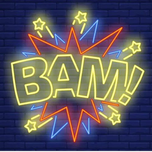 Bam Neon Sign - Custom T-Shirt Today