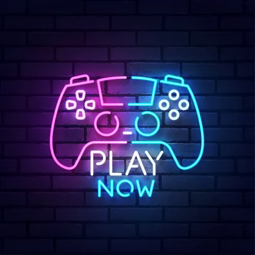 Play Now Neon Sign - Custom T-Shirt Today