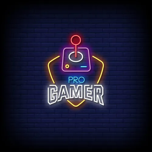 Pro Gamer Joystick Neon Sign - Custom T-Shirt Today